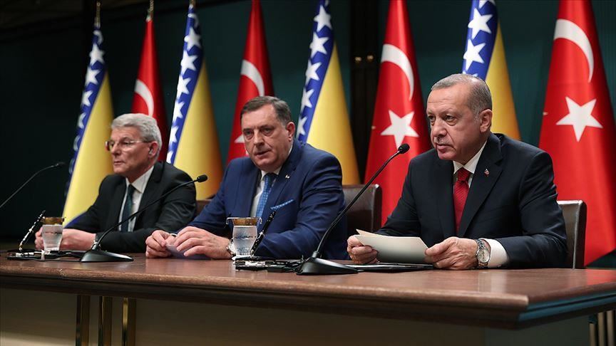Ердоган: „Стабилноста на БиХ е исклучително значајна за стабилноста на цела Европа“