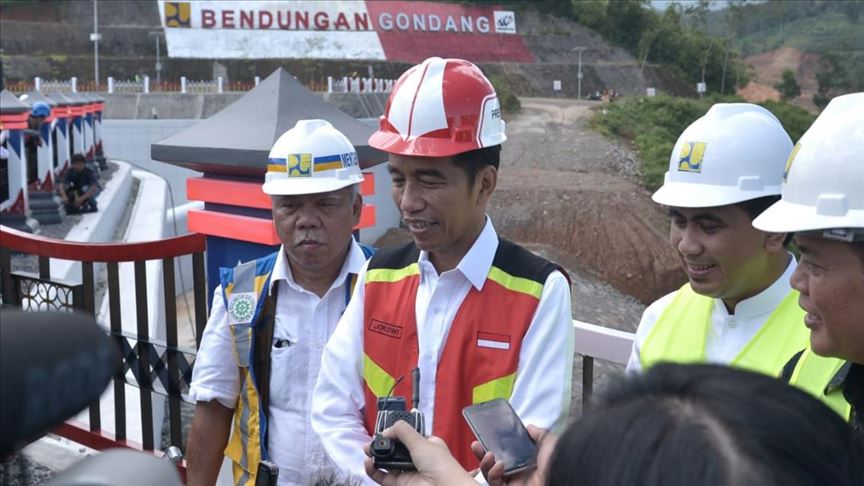 Presiden Jokowi Resmikan Bendungan Gondang di Karanganyar, Jawa Tengah
