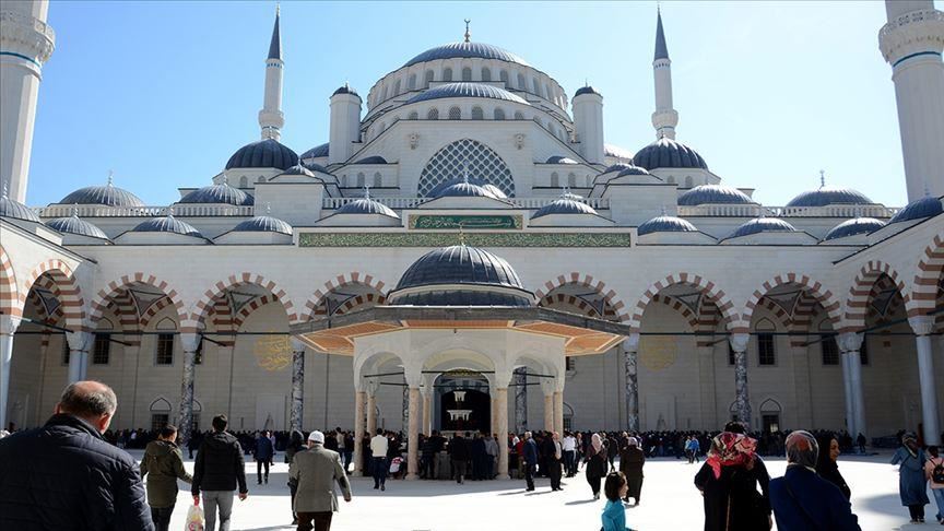 مراسم افتتاحیه رسمی مسجد جامع چاملیجا استانبول