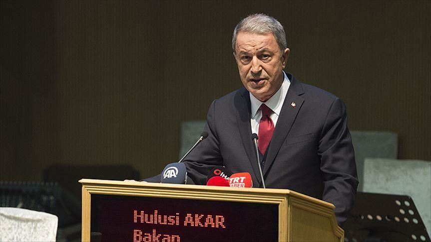 أكار: تركيا عازمة على حماية حقوقها في إيجه وشرق المتوسط 