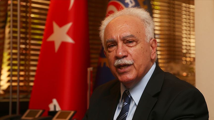 Vatan Partisi Genel Başkanı Perinçek'ten AA'ya geçmiş olsun telefonu