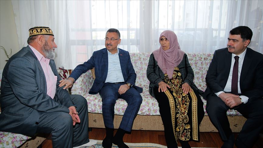 Oktay'dan Yeni Zelanda şehidinin ailesine ziyaret