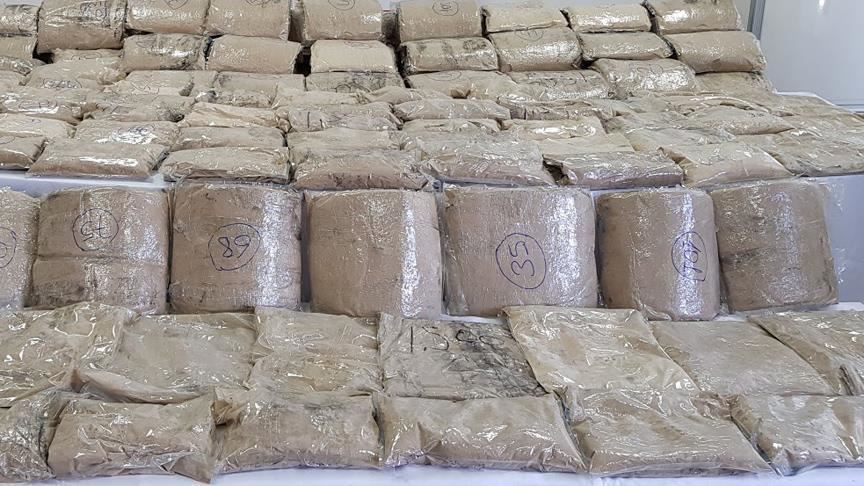 Over 90 kilograms of heroin seized in eastern Turkey