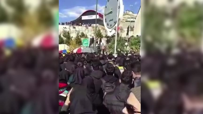 تجمع اعتراضی در دانشگاه تهران به خشونت کشیده شد