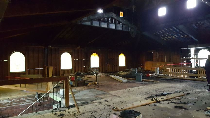 Diyanet Mosque in US suffers large-scale damage