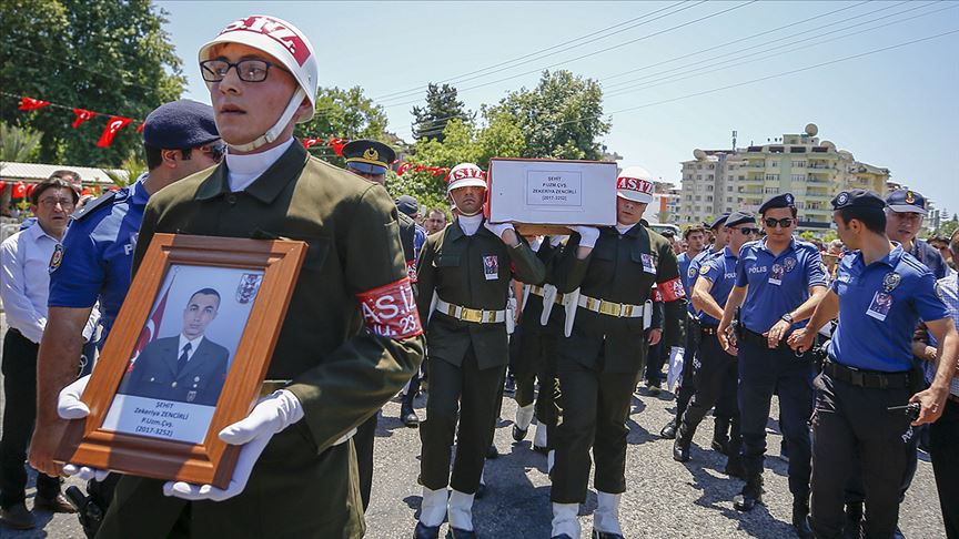 Şehit Uzman Çavuş Zencirli son yolculuğuna uğurlandı