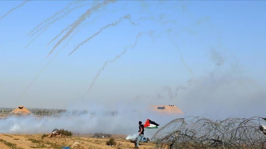 Israel opens fire on Gaza Nakba Day rally; dozens hurt
