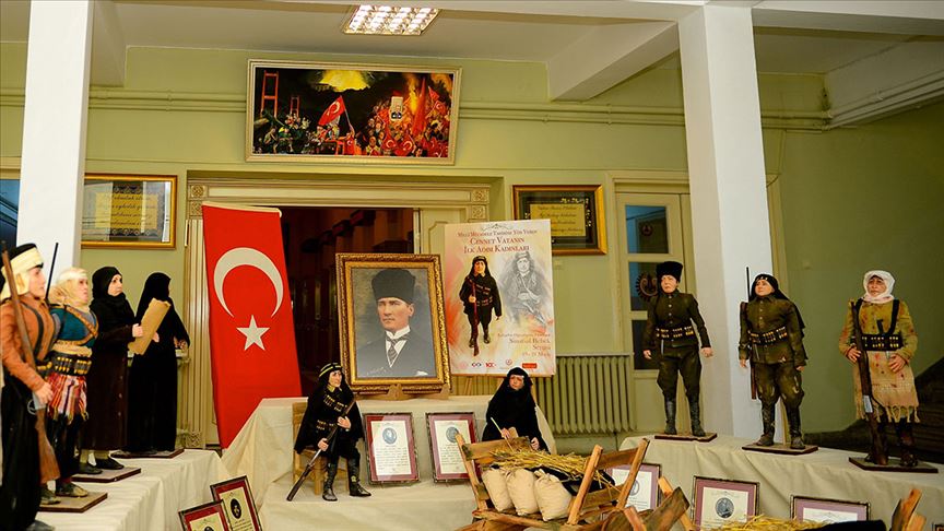 'Milli Mücadele'nin kadınları' Samsun'da sergilenecek