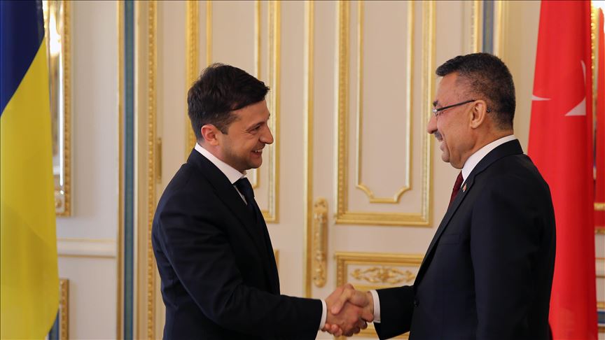 Turkish vice president meets Ukraine's new leader