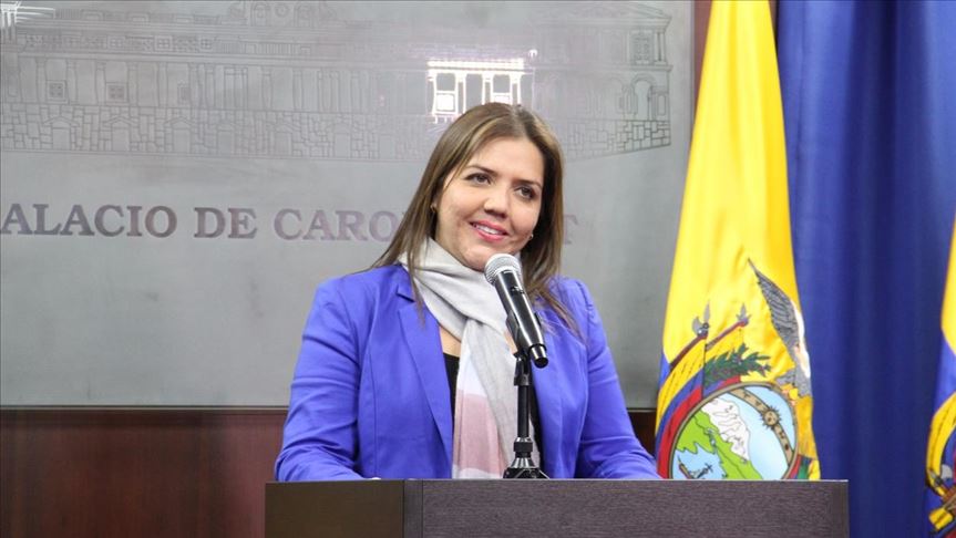 Ex vicepresidenta de Ecuador María Alejandra Vicuña es llamada a juicio por concusión
