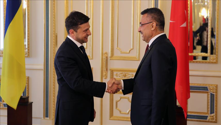 Wapres Turki kunjungi presiden Ukraina yang baru dilantik