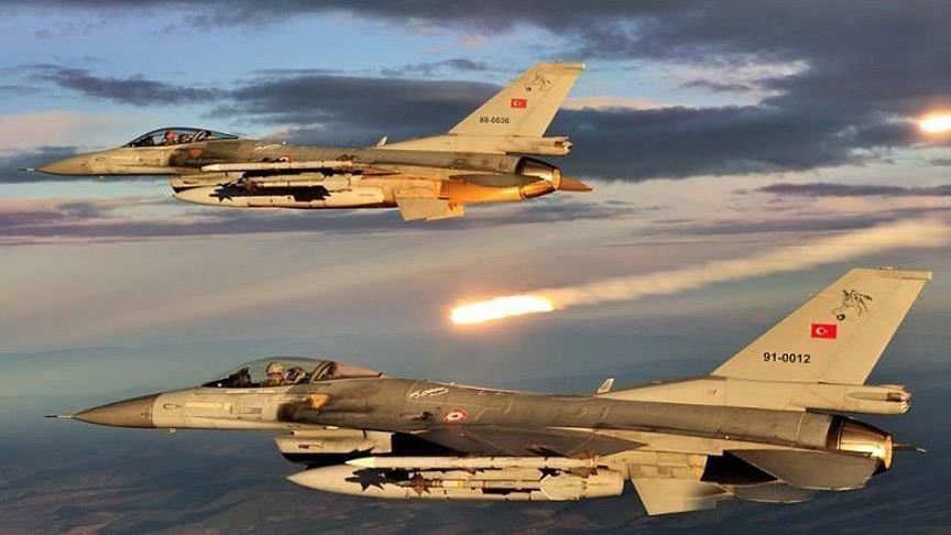 مقاتلات تركية تدمر مواقع إرهابية شمالي العراق 