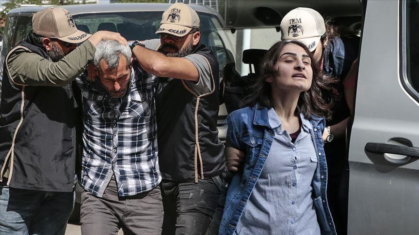 Duo targeting Turkish parliament appear in court