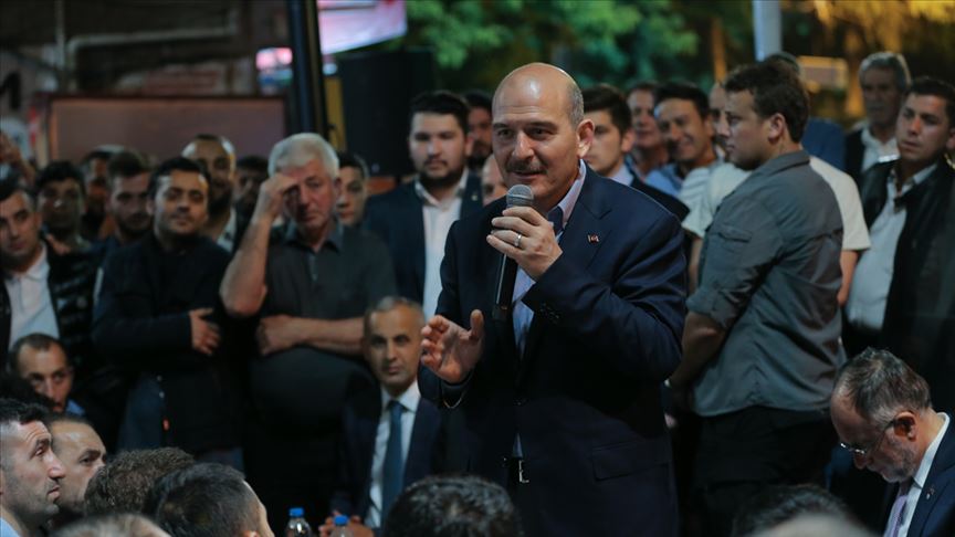 İçişleri Bakanı Soylu: Bir haksızlık var ona karşı çıkıyoruz