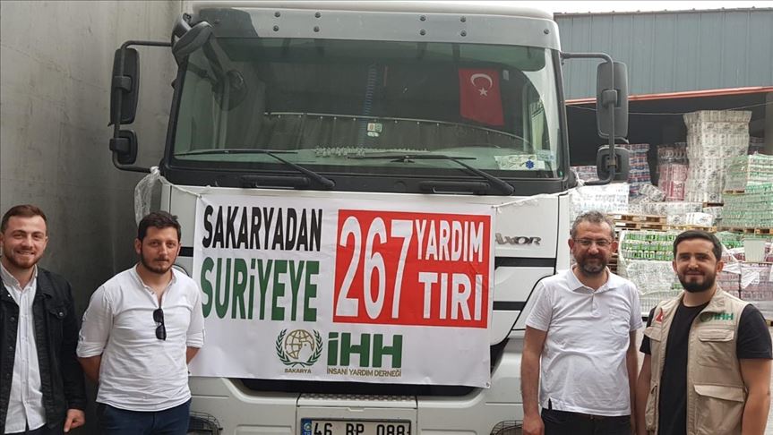 ترکیه کمک‌های انسانی به مردم سوریه ارسال کرد