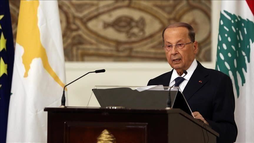 رئيس لبنان يطالب واشنطن بحل "عادل" للقضية الفلسطينية 