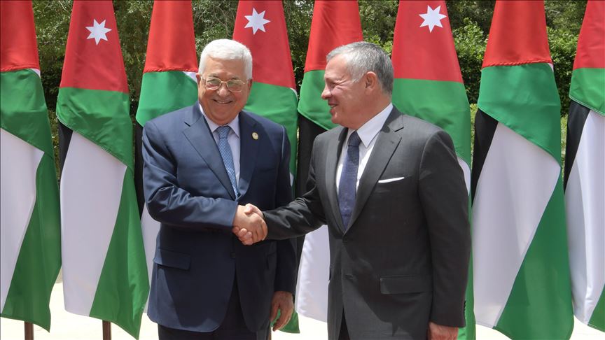 Raja Yordania Abdullah, Mahmoud Abbas bahas masalah Palestina