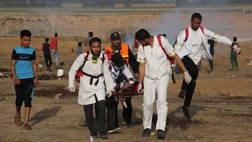 На границе Газы ранены 16 палестинцев