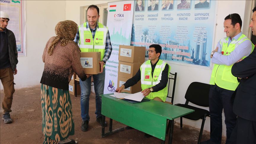 کمک‌های انسانی ترکیه به مردم تاجیکستان