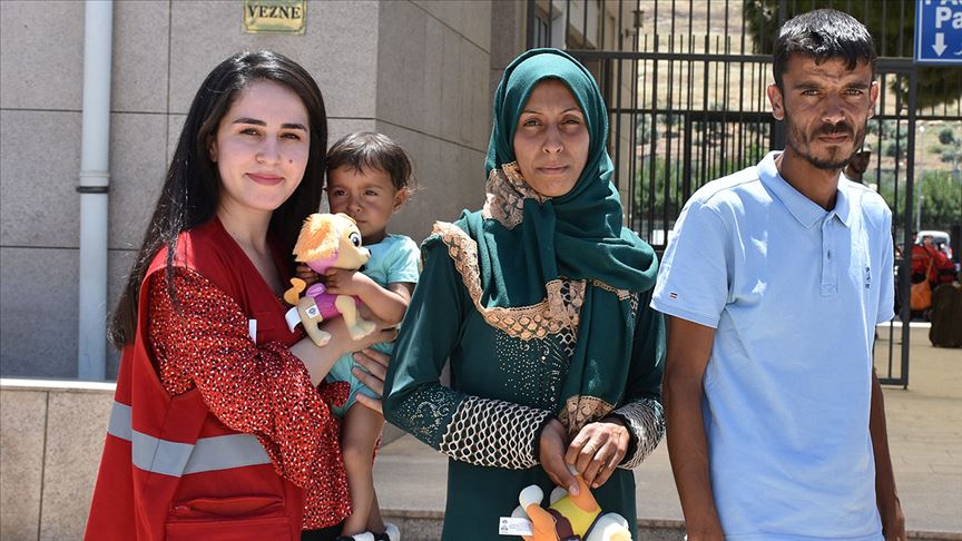 AA'nın hikayesini duyurduğu Aye bebek Türkiye'de tedavi olacak