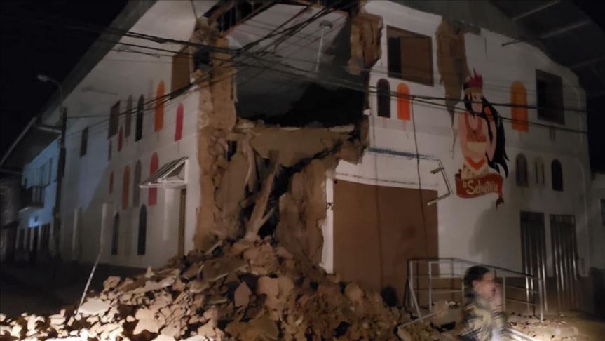 En Perú ascienden a dos los muertos por el temblor de 8 grados