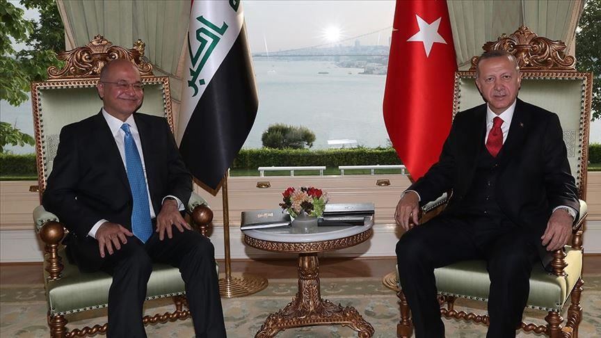 Turkish President Erdogan meets Iraqi counterpart