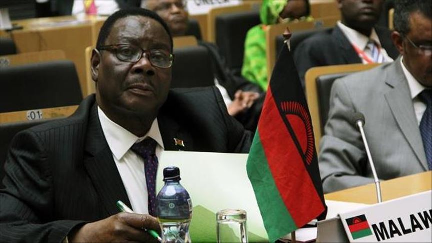 Mutharika sworn in as Malawi's president