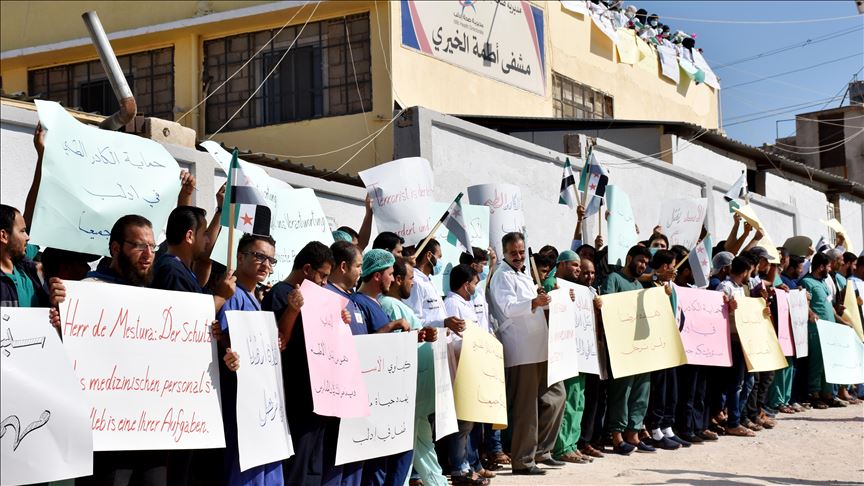 Ataques del régimen sirio y Rusia destruyen 24 centros médicos en Siria