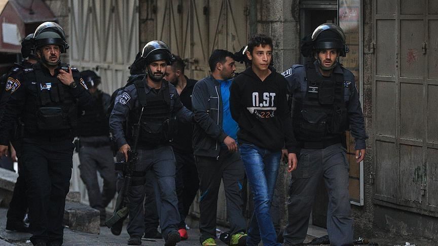 الشرطة الإسرائيلية تعتقل 10 فلسطينيين في القدس‎