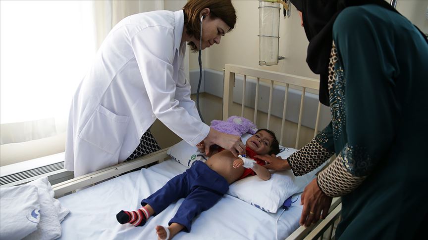 Suriyeli minik Aye Türkiye'de sağlığına kavuşacak