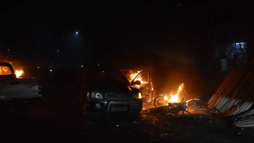 Azez'deki terör saldırısında ölen sivillerin sayısı 21'e çıktı