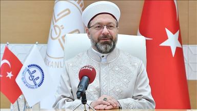 پیام تبریک رئیس سازمان امور دینی ترکیه به مناسبت عید فطر