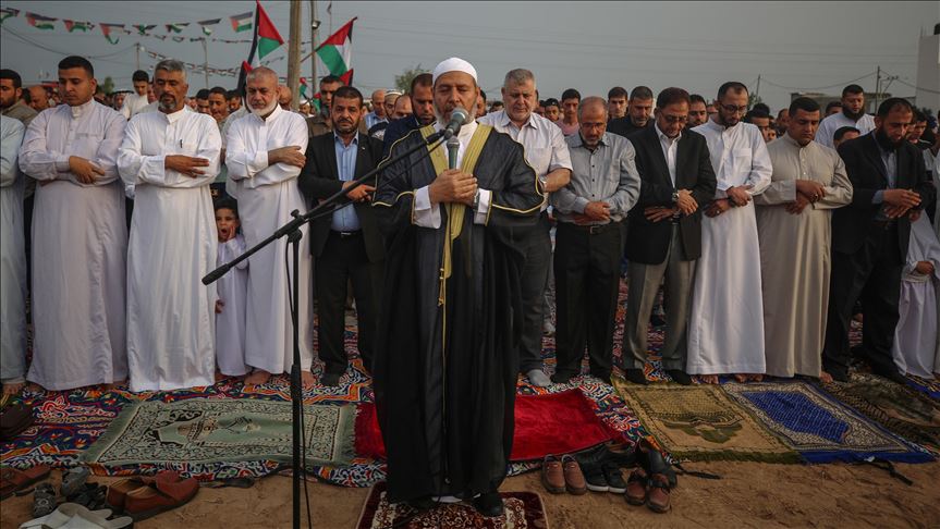 Palestinians celebrate Eid al-Fitr