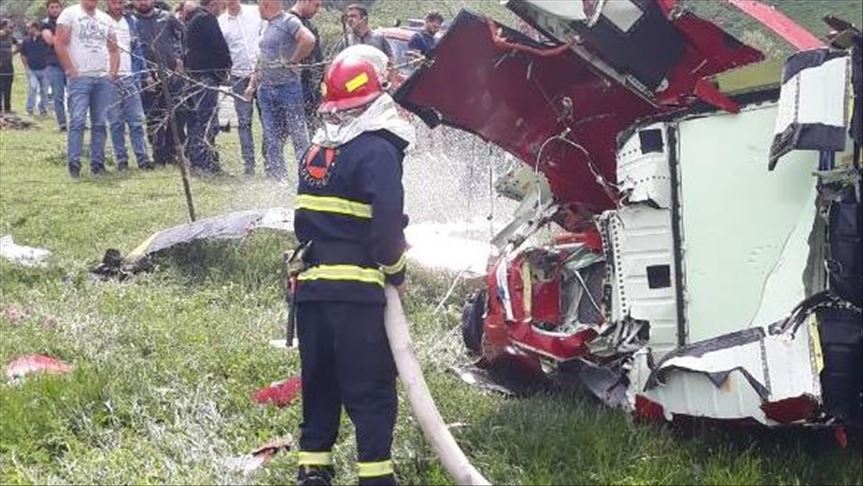В Грузии разбился вертолет: 3 погибших