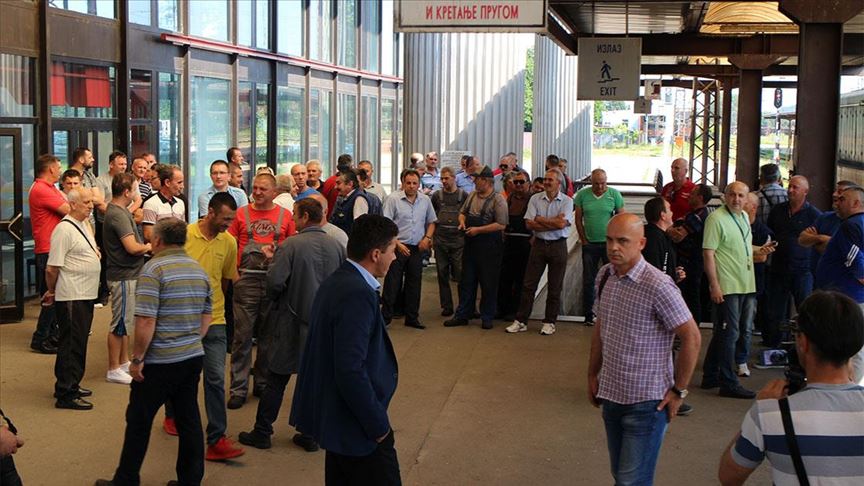 Radnici Željeznica RS-a održali štrajk upozorenja: Ako ne dođe do povećanja plata slijede protesti