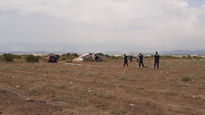 Antalya'da sivil eğitim uçağı düştü: 2 ölü, 1 yaralı