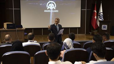 AA'nın 'Ajans Haberciliği' eğitimlerinde beşinci dönem