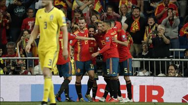 España venció 3 a 0 a Suecia en la eliminatoria de la Eurocopa 2020