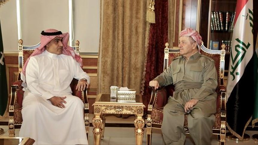مەسعود بارزانی و سامر سەبھان تاوتوێی دوایین پێشھاتەکانی ناوچەکەیان کرد
