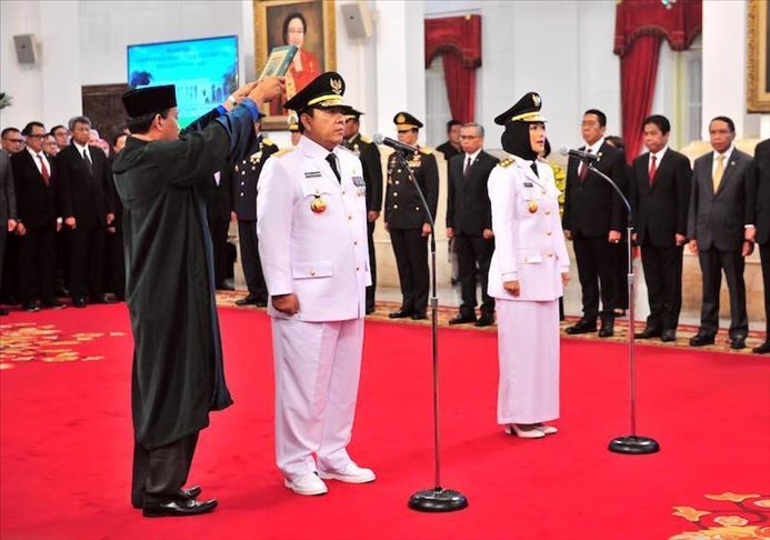 Jokowi lantik Gubernur Lampung 2019-2024