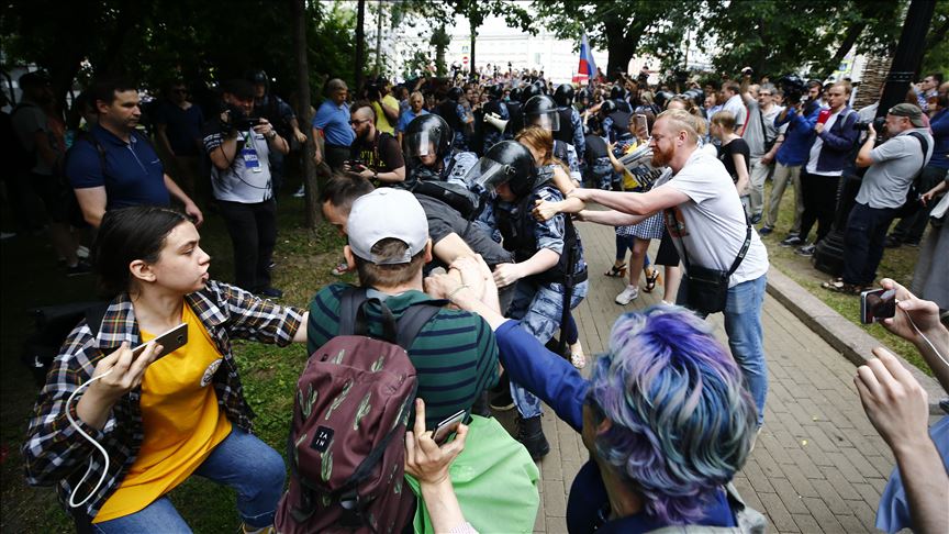 В Москве прошел марш в поддержку журналиста