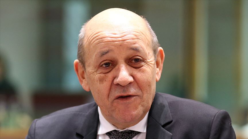 Fransa Dışişleri Bakanı Le Drian: Fransa'nın Kıbrıs'ta konuşlanması gibi bir öngörümüz olmadı