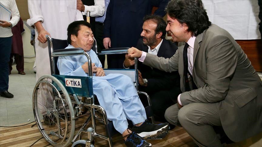 Turkish aid agency donates 200 wheelchairs in Pakistan