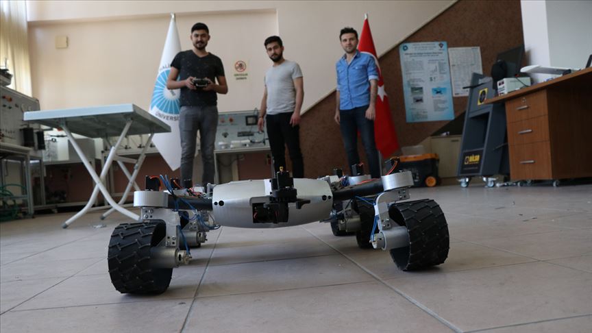 'Mars Rover'dan esinlenip 'Türk Rover'ı yaptılar