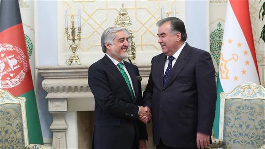 دیدار رئیس اجرایی افغانستان با رئیس جمهور تاجیکستان