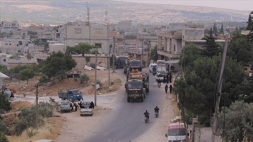 TSK'dan İdlib'deki gözlem noktalarına lojistik destek 