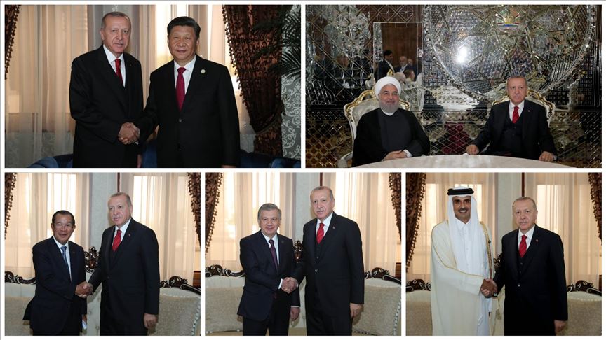 Эрдоган встретился с лидерами ряда азиатских стран 