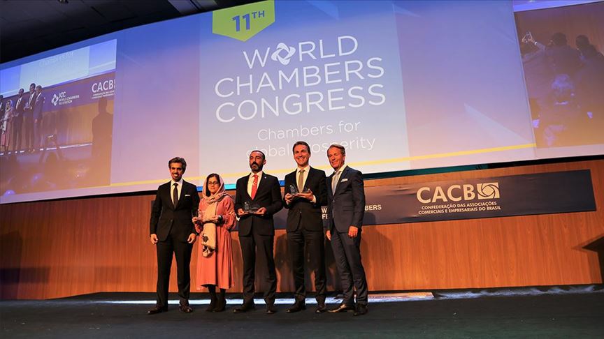 "تجارة عنتاب" التركية تفوز بجائزة أفضل المشاريع تميزا بالبرازيل