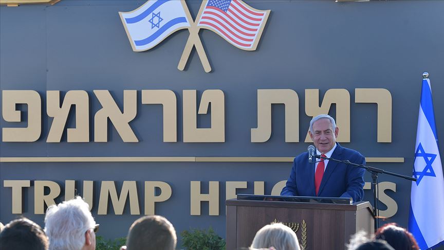 Golan'da 'Ramat Trump' adı verilen yerleşim biriminin temeli atıldı