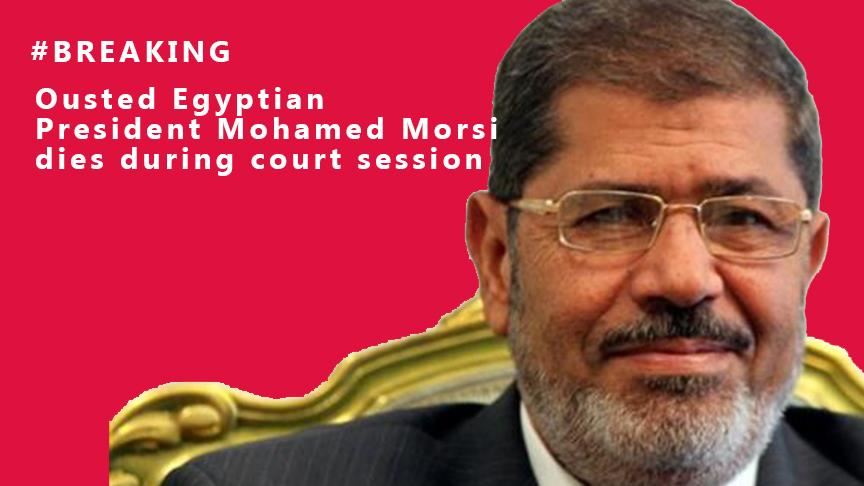 Image result for Egyptâs ex-President, Morsi dies in court